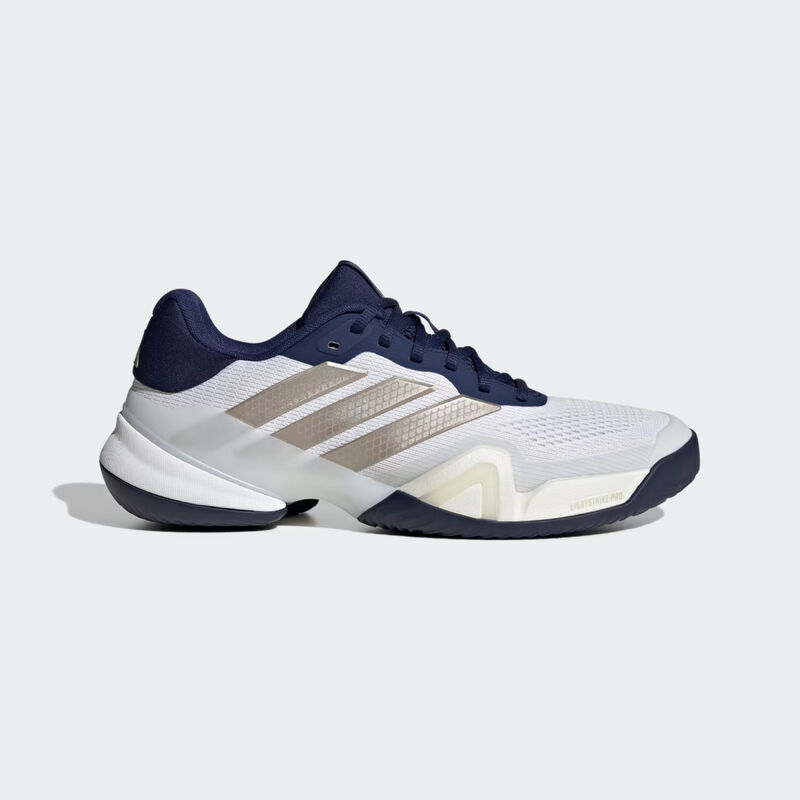 Adidas Barricade 14 Tennis Shoes Mens - White/Dark Blue image number 0
