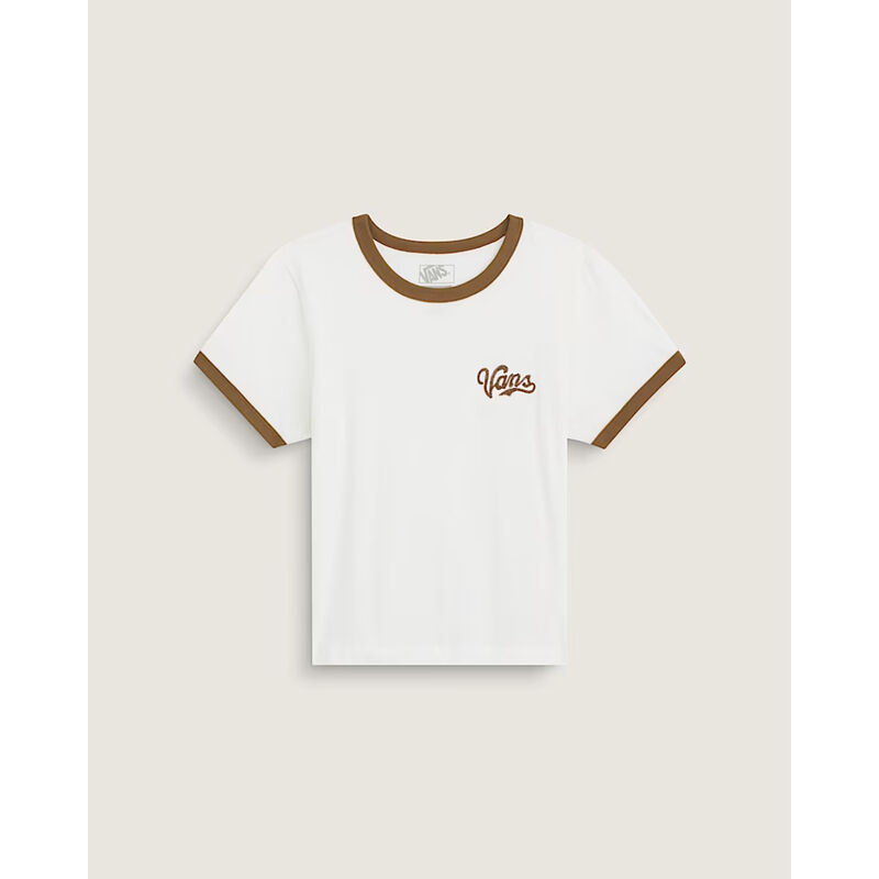 Vans Left Script Ringer T-Shirt Womens image number 0