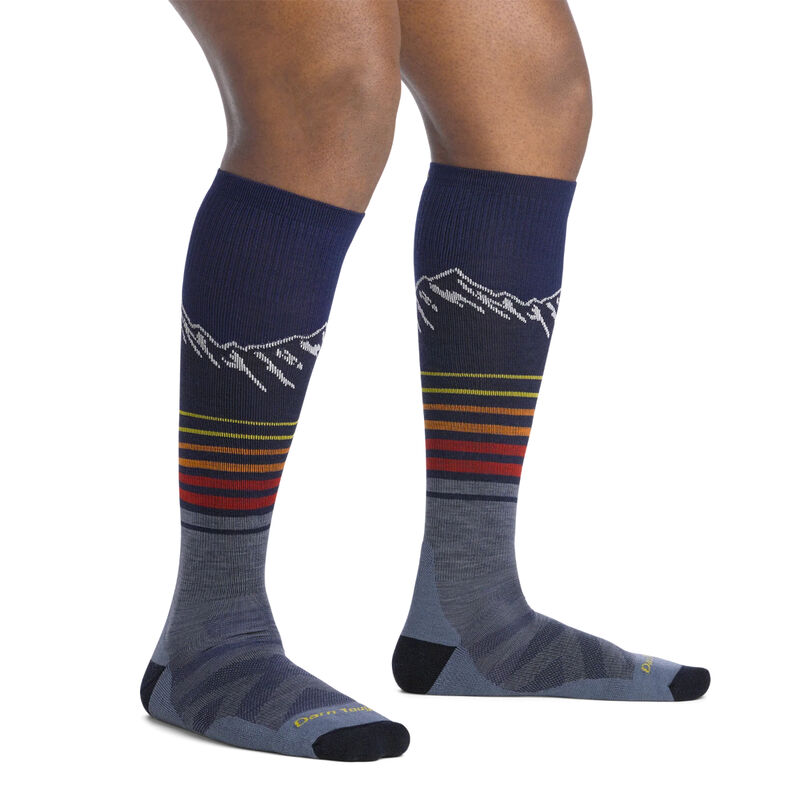 Darn Tough Steep Lines Socks Mens image number 1