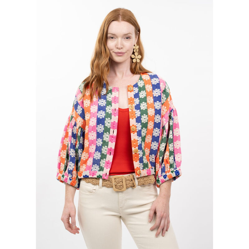 Ivy Jane Rainbow Daisy Jacket Womens image number 0