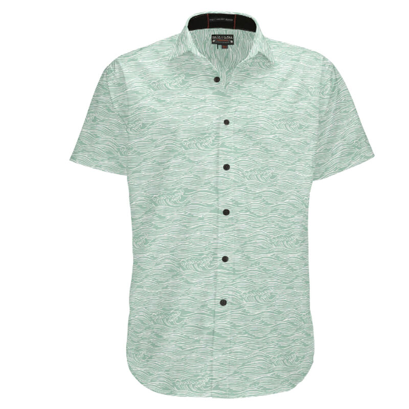 Baja Llama Roll Tides Short Sleeve Shirt Mens image number 0