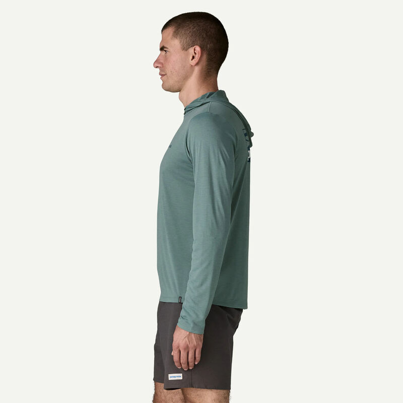Patagonia Capilene&reg; Cool Daily Hoodie Mens - Boardshort Logo image number 1