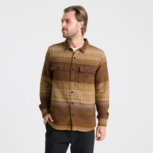 Roark Nordsman Jacquard Long Sleeve Flannel Mens