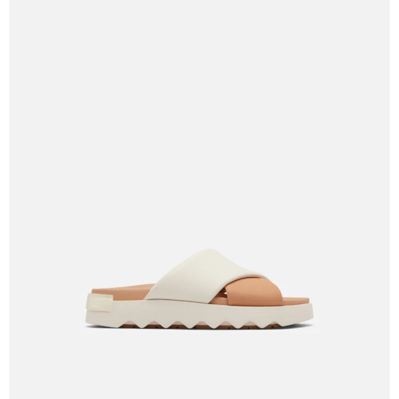 Sorel Vibe Crisscross Slide Flat Sandals Womens image number 1