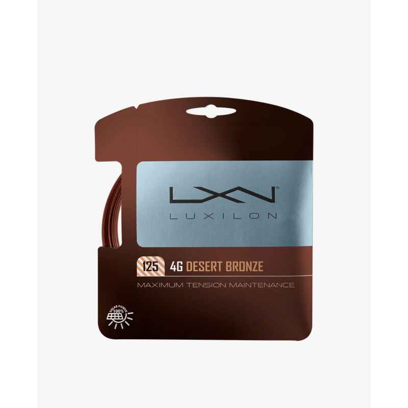 Luxilon 4g Desert Bronze Tennis Strings Set image number 0