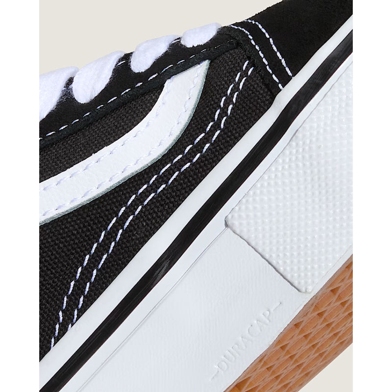 Vans Skate Old Skool Shoes Mens - Black/White image number 6