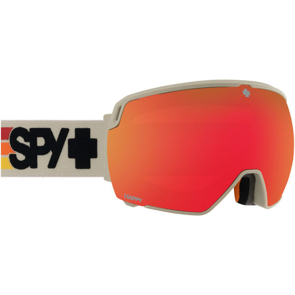 Spy Waypoint Goggles + Happy Bronze with Red Mirror Lens