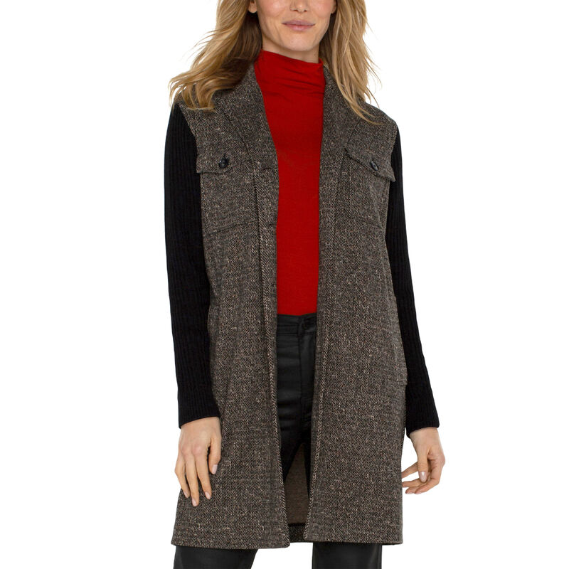 Liverpool Coatigan w/ Sweater Sleeves Womens image number 0