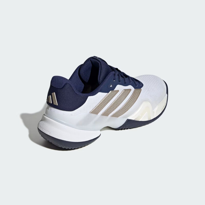 Adidas Barricade 14 Tennis Shoes Mens - White/Dark Blue image number 4