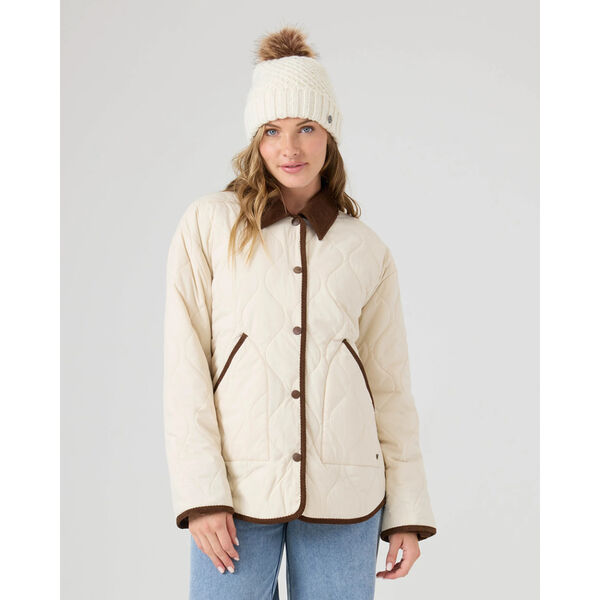Roxy Nyvea Quilted Barn Jacket Womens