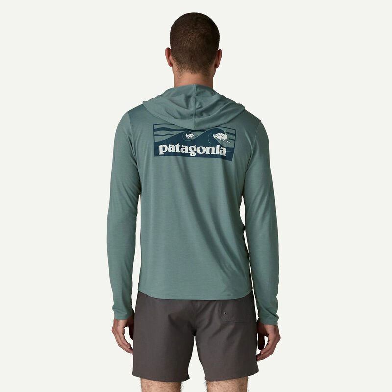 Patagonia Capilene&reg; Cool Daily Hoodie Mens - Boardshort Logo image number 2