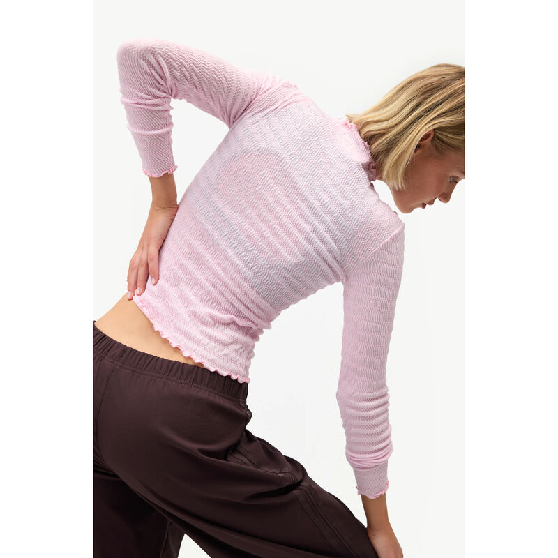 Halfdays Ynes Long Sleeve Top Womens image number 4