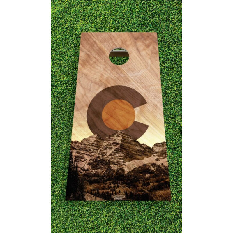Yardhouse Creations Colorado Flag Cornhole Board + Bags image number 0