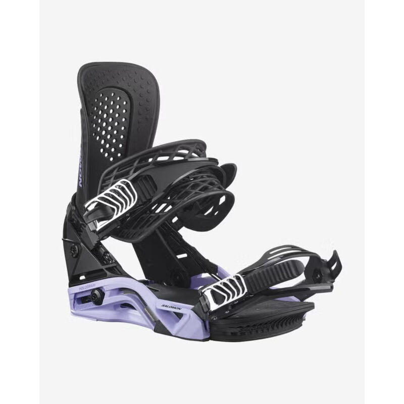 Salomon Hologram Snowboard Bindings - Black / Brunnera Blue image number 0