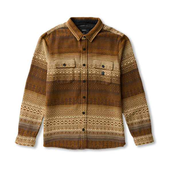 Roark Nordsman Jacquard Long Sleeve Flannel Mens
