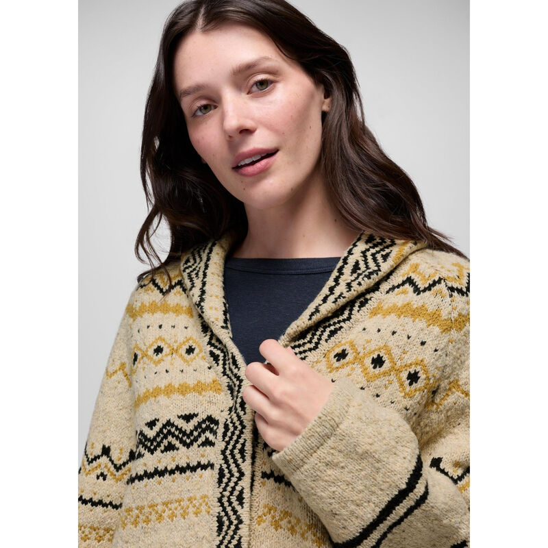 prAna Arctic Poppy Sweater Cardigan Womens image number 3
