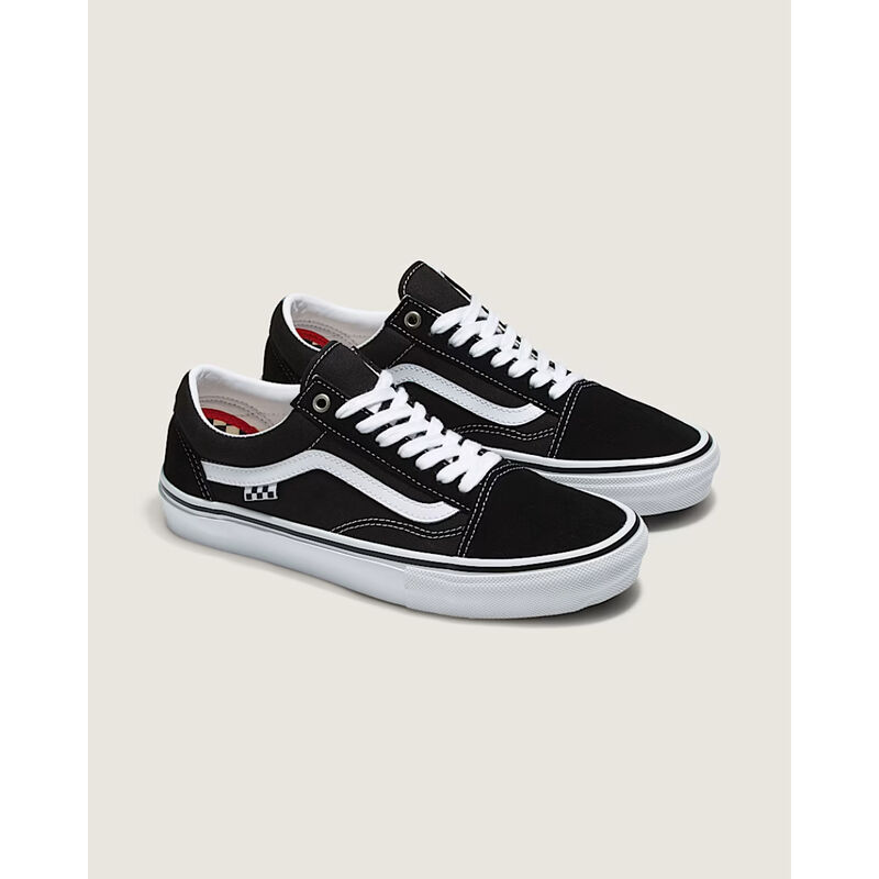 Vans Skate Old Skool Shoes Mens - Black/White image number 1