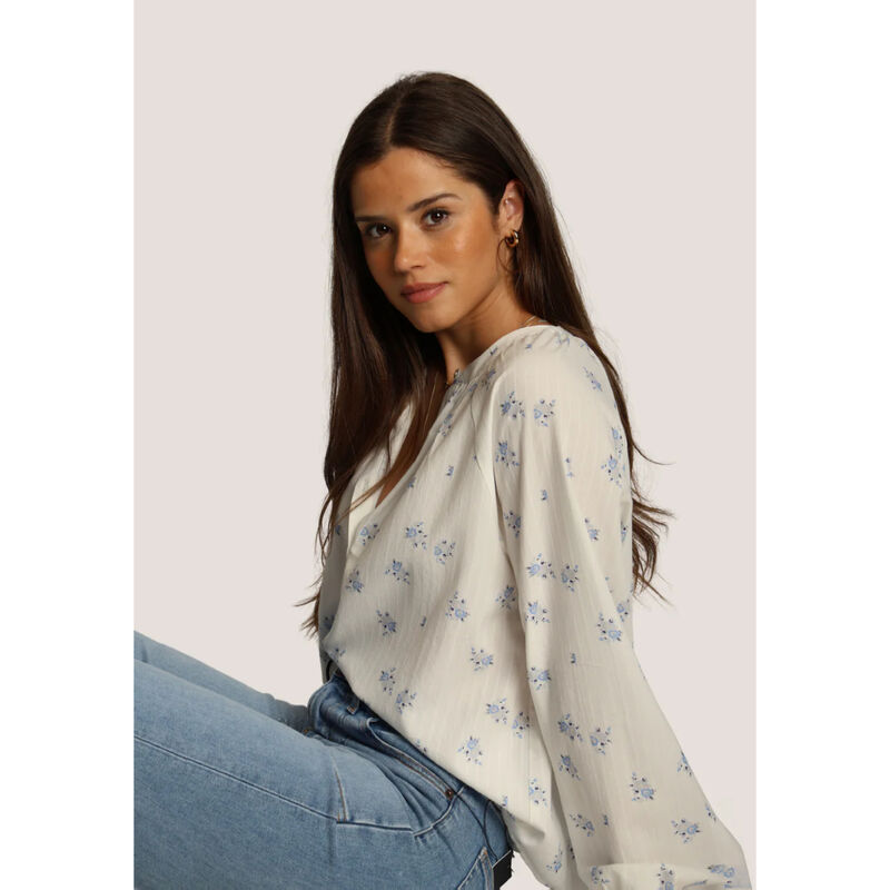 Dylan Faded Floral Blouse Womens image number 1