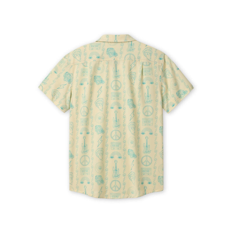 Baja Llama Backstage Pass Button Up Shirt Mens image number 1