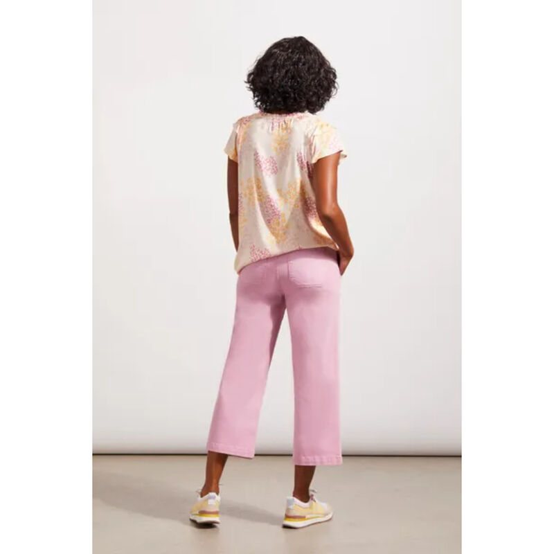 Tribal Audrey Button Fly Wide Leg Capri Womens image number 1