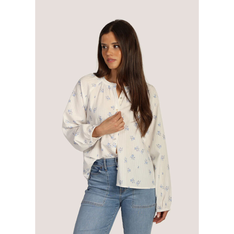 Dylan Faded Floral Blouse Womens image number 0