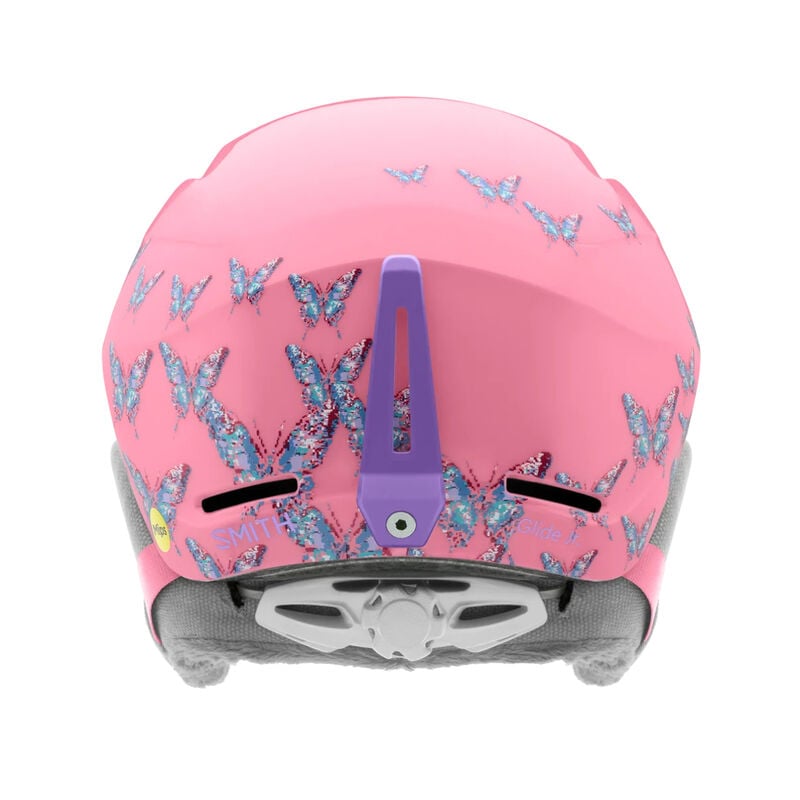 Smith Glide Mips Helmet Juniors - Bright Pink Lofi Butterfly image number 1