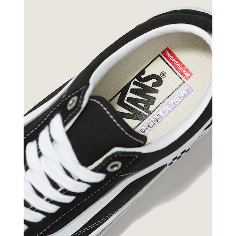 Vans Skate Old Skool Shoes Mens - Black/White image number 5