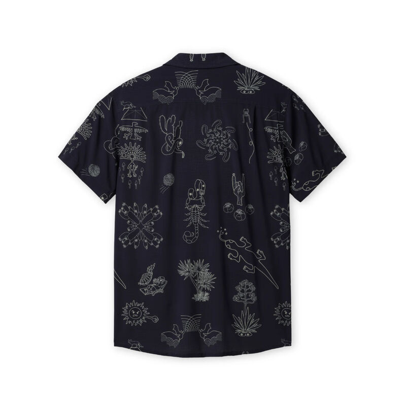 Baja Llama Desert Martians Button Up Shirt Mens image number 1