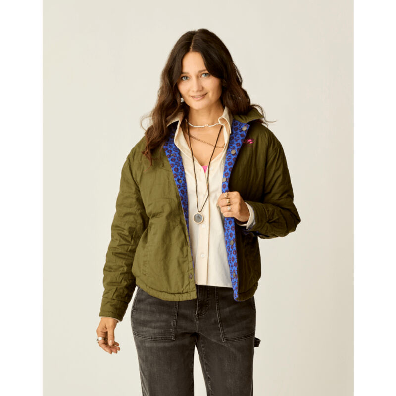 Carve Designs Marais Reversible Jacket Womens image number 1