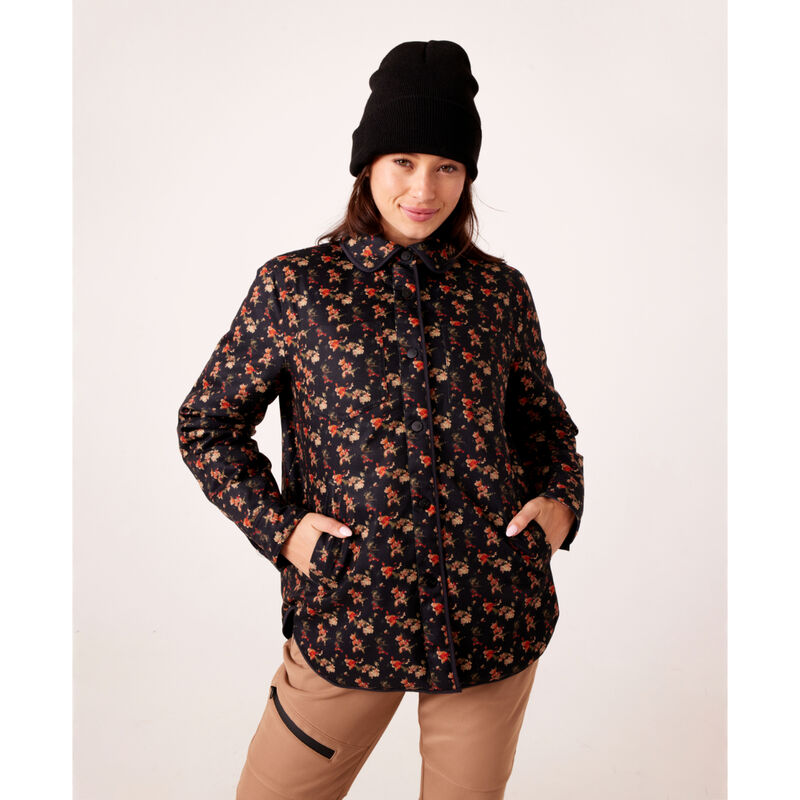 Roxy Alpine Quilted Shacket Womens image number 1