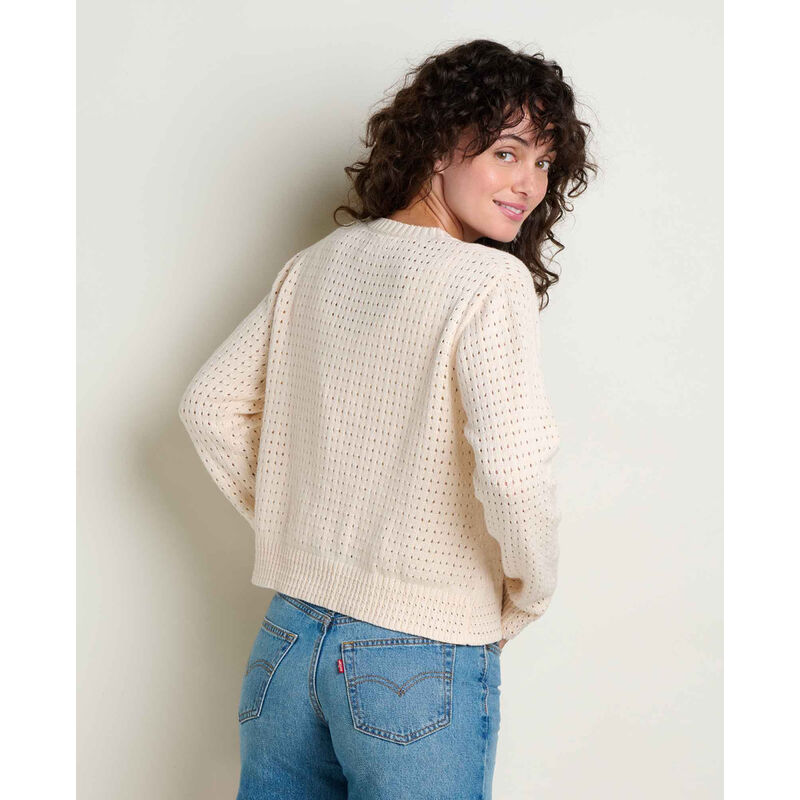 Toad&Co Bianca Pointelle Cardigan Womens image number 1
