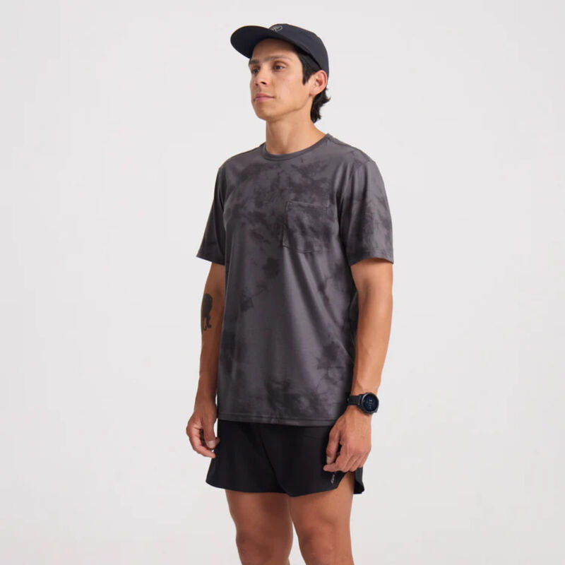 Roark Mathis Active Tie Dye Pocket Short Sleeve Tee Mens image number 2