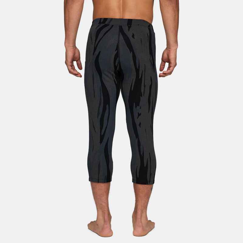 Le Bent Heavyweight Grid Fleece 3/4 Base Layer Bottoms Mens image number 1