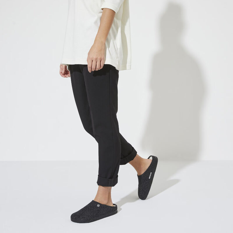 Birkenstock Zermatt Shearling Narrow Slippers Womens image number 1