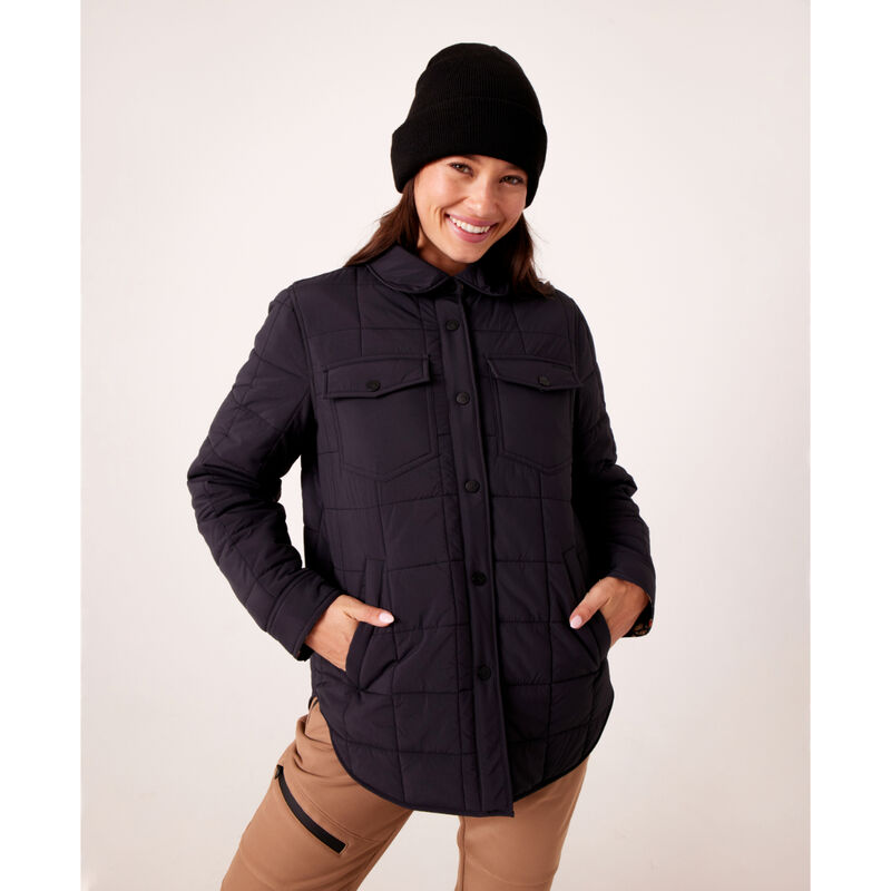 Roxy Alpine Quilted Shacket Womens image number 0