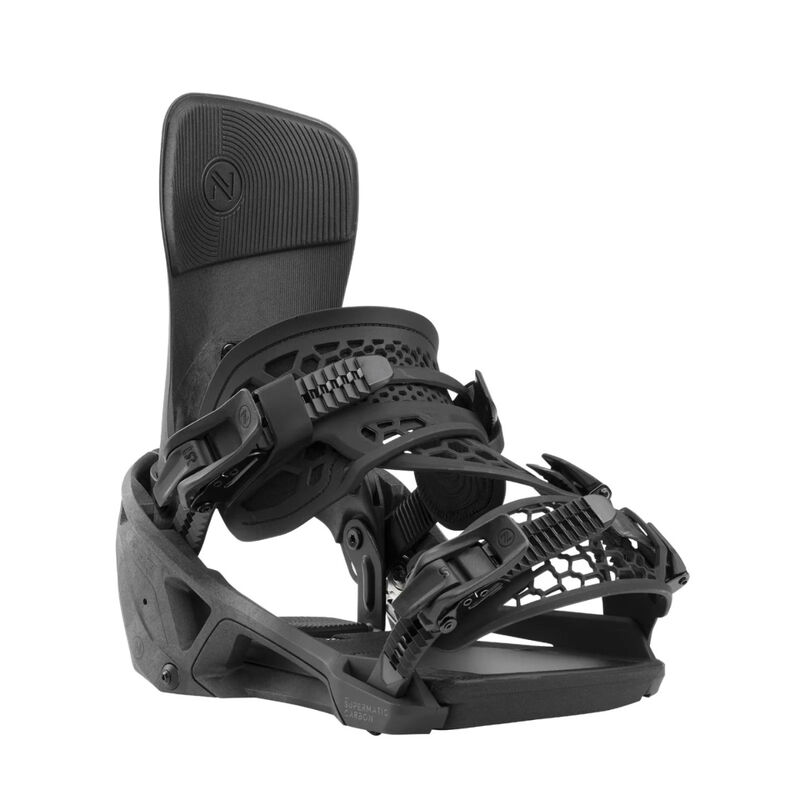 Nidecker Carbon Supermatic Snowboard Bindings Mens image number 0