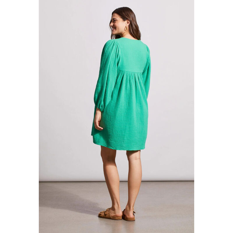 Tribal Puffy Sleeve Dress Womens image number 1