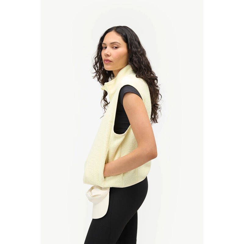 Halfdays Chapelle Fleece Vest Womens image number 3