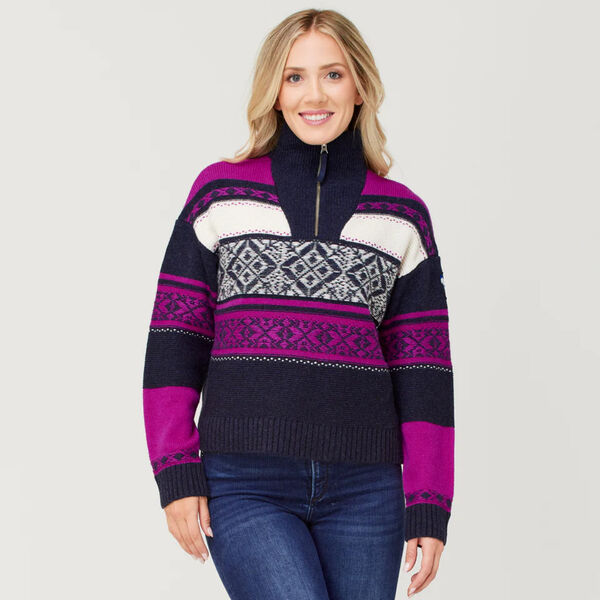 Krimson Klover Parsen Zip Neck Sweater Womens