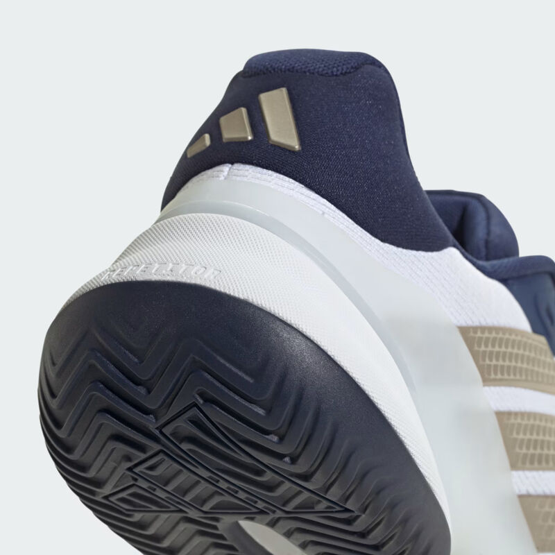 Adidas Barricade 14 Tennis Shoes Mens - White/Dark Blue image number 7