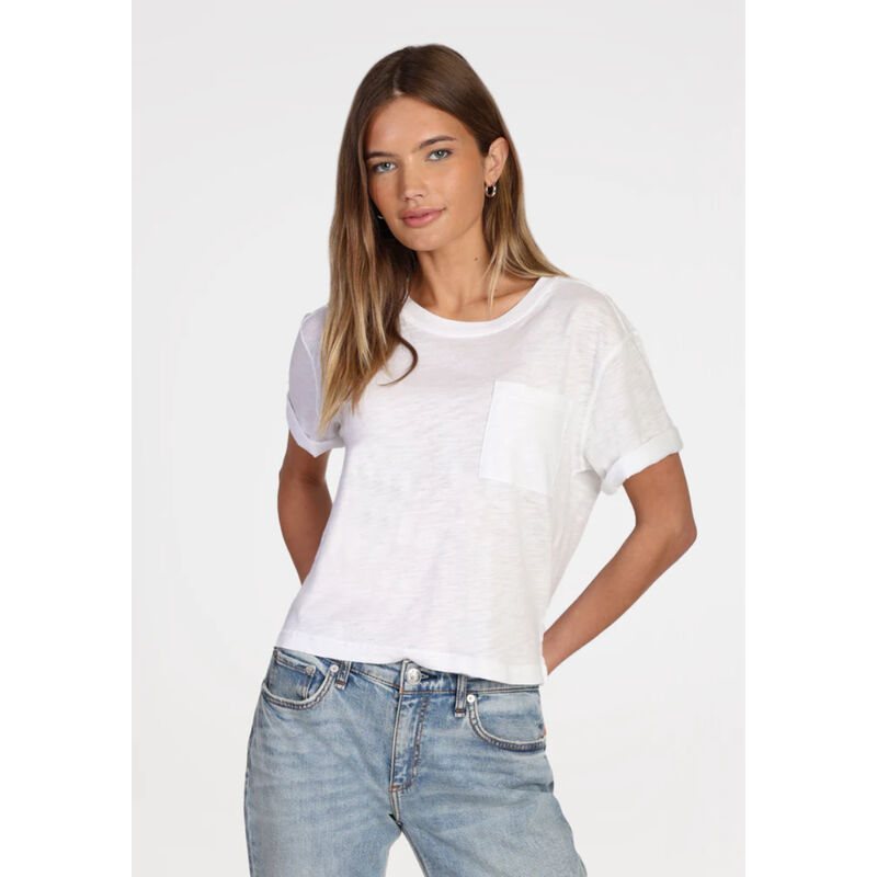 Dylan Crew Tee w/ Pocket Womens image number 0
